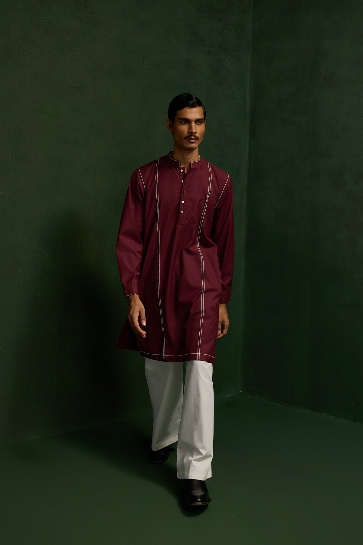 TAILORED KURTA SET- VINO