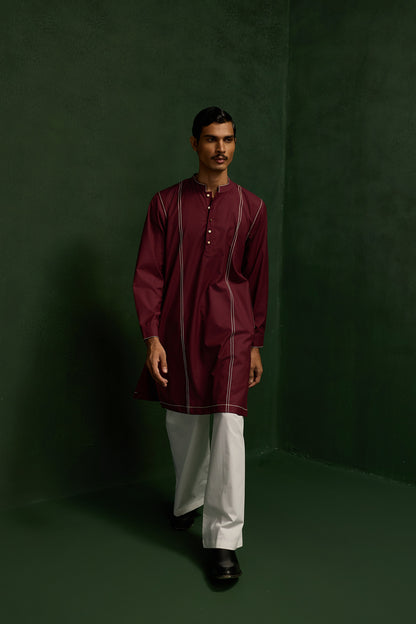TAILORED KURTA SET- VINO