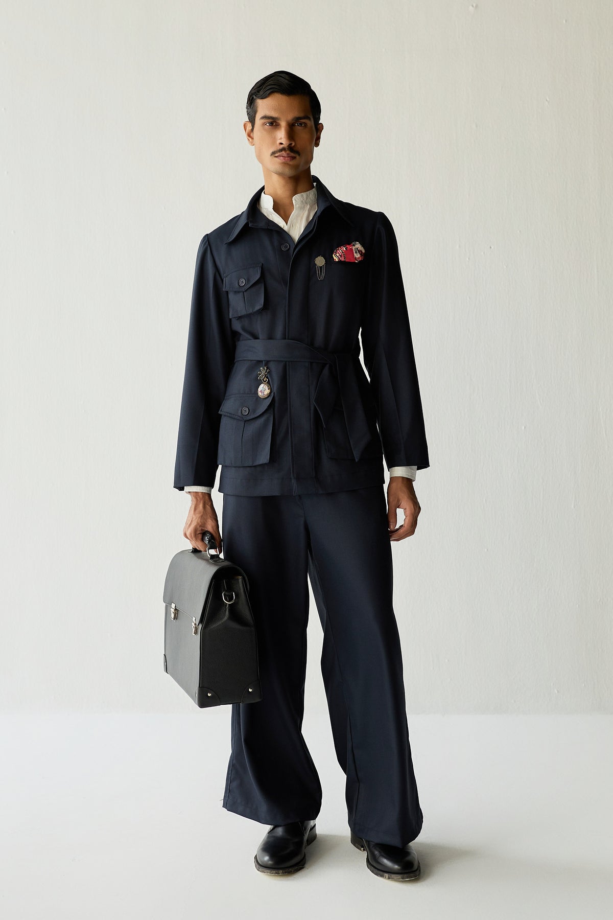 PEDRO JACKET SET- NAVY