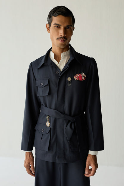 PEDRO JACKET SET- NAVY