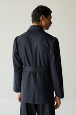 Load image into Gallery viewer, PEDRO JACKET SET- NAVY
