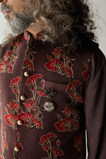 Load image into Gallery viewer, ZAKIR NEHRU JACKET SET-GREY ( SET OF 3)
