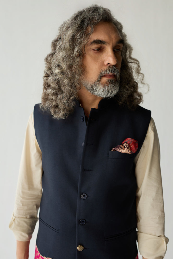 WAHID NEHRU JACKET SET- BROCADE ( SET OF 3)