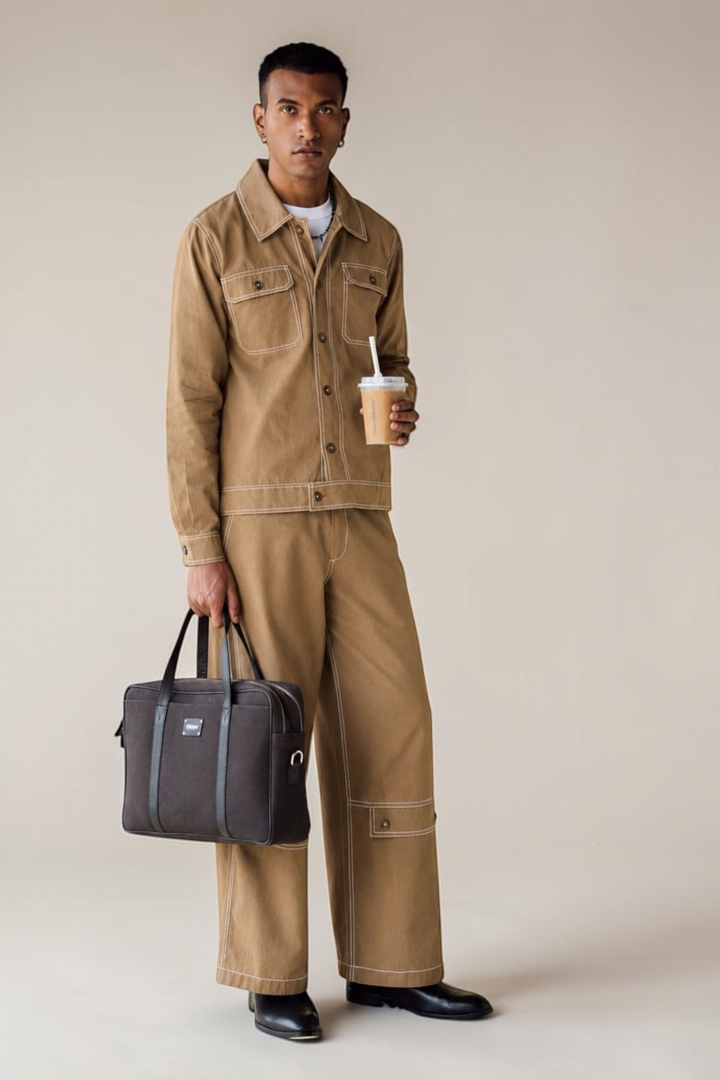 mens linen travellers set crafted in linen