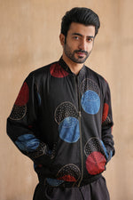Load image into Gallery viewer, MANAV BOMBER JACKET-BLACK