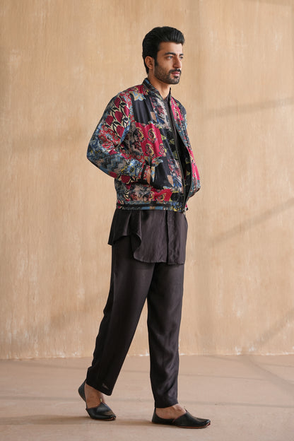 MIRZA BOMBER JACKET SET-PATCHWORK (SET OF 3)