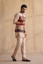 Load image into Gallery viewer, MIHIR NEHRU JACKET SET-AJRAK(SET OF 3)
