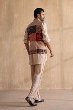 Load image into Gallery viewer, MIHIR NEHRU JACKET SET-AJRAK(SET OF 3)
