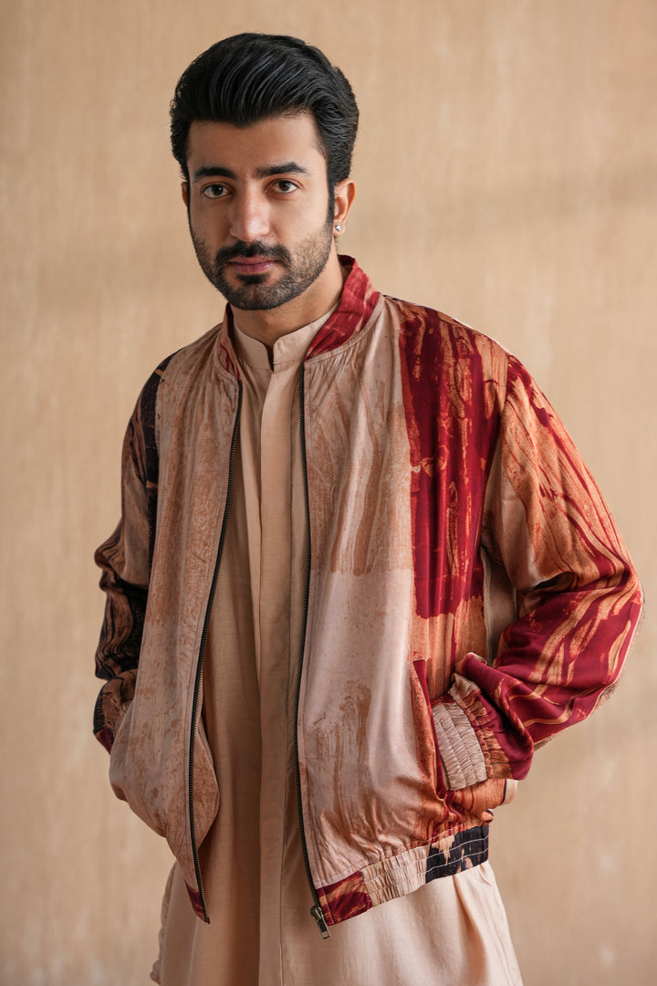 MIHIR BOMBER JACKET-AJRAK