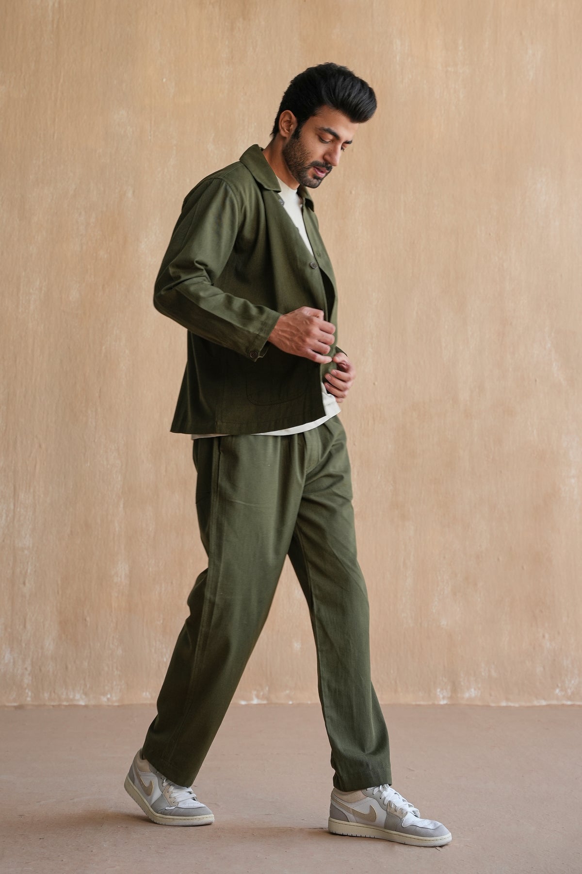 GRAHAM CO-ORD SET- OLIVE