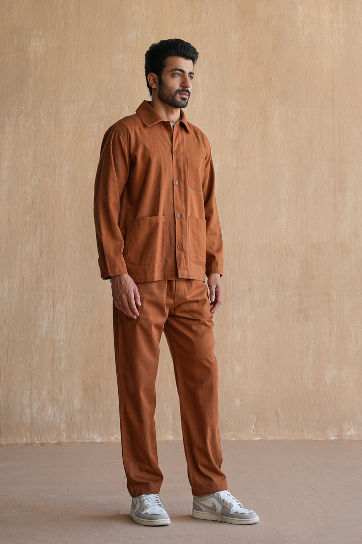 GRAHAM CO-ORD SET- RUST