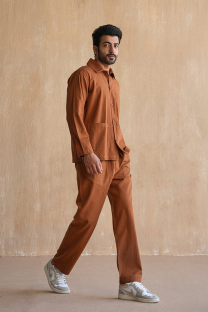 GRAHAM CO-ORD SET- RUST