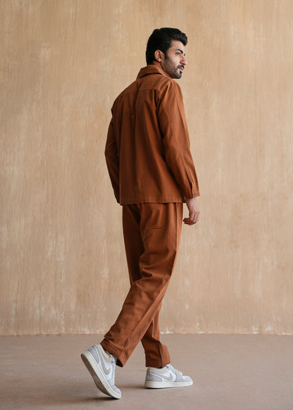 GRAHAM CO-ORD SET- RUST