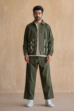 Load image into Gallery viewer, DENNIS JACKET SET- OLIVE(SET OF 2)
