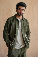 Load image into Gallery viewer, DENNIS JACKET SET- OLIVE(SET OF 2)
