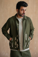 Load image into Gallery viewer, DENNIS JACKET SET- OLIVE(SET OF 2)
