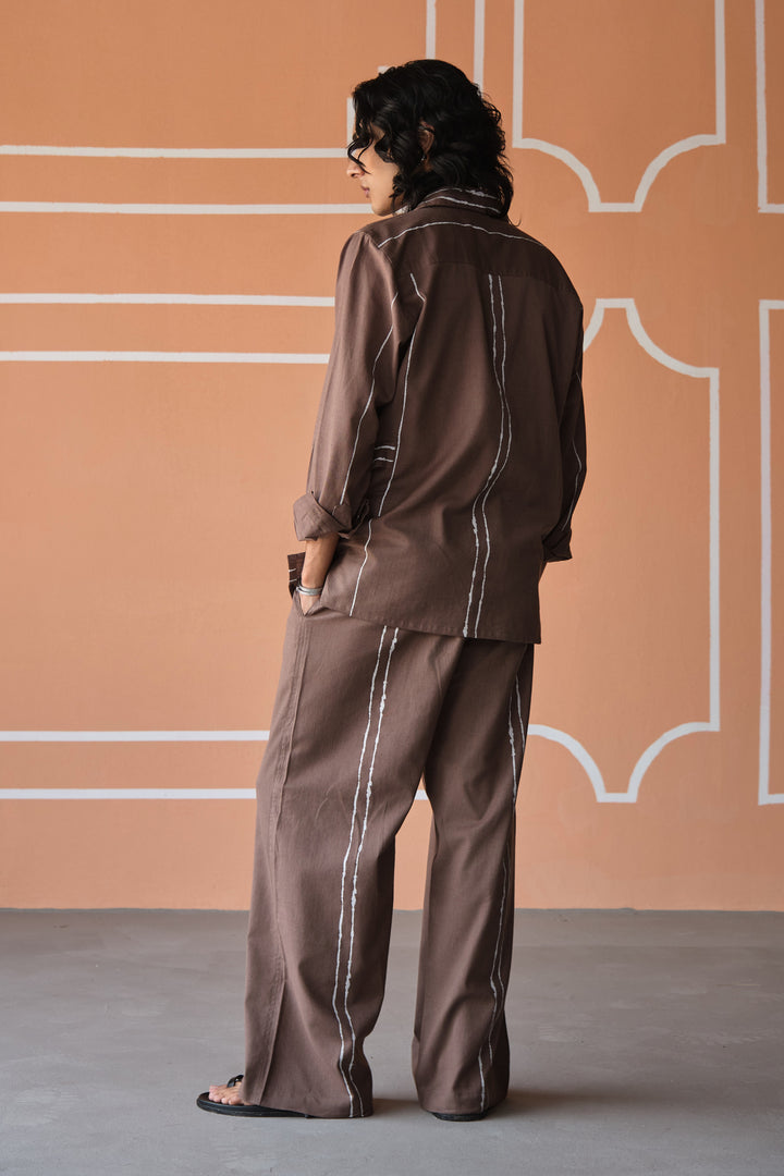 SAHEB SHIRT SET- DODDLE STRIPES