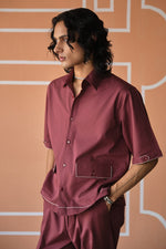 Load image into Gallery viewer, KALAM SHIRT SET- VINO
