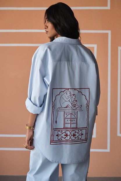 JAIPUR WEEKEND SHIRT-SKY