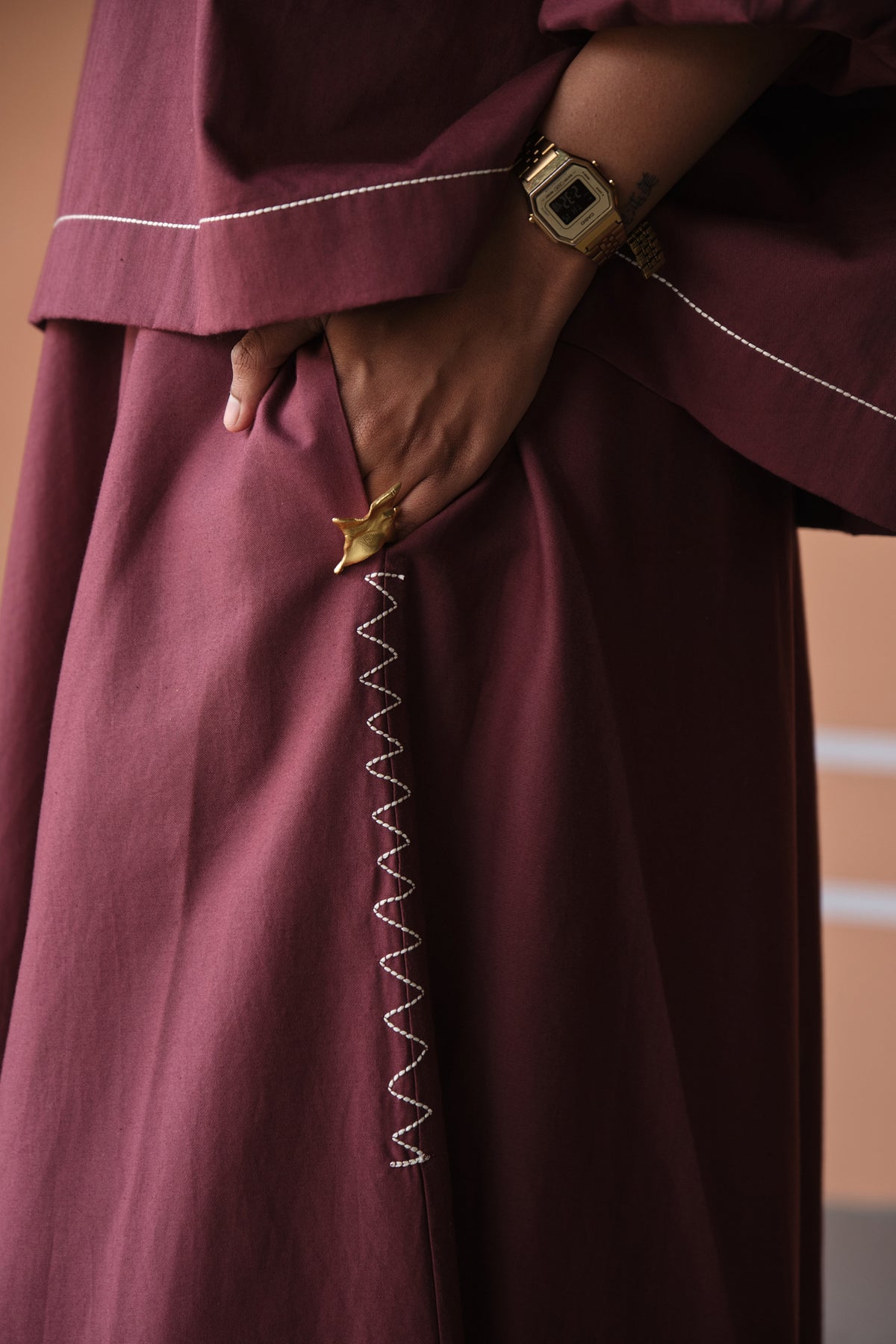 MIRA SKIRT SET- VINO