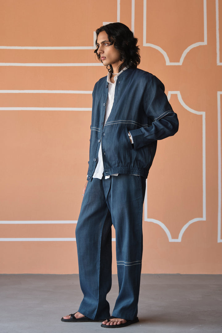 JAIPUR WEEKEND SET- NAVY (SET OF 2)