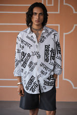 Load image into Gallery viewer, KALAKAAR SHIRT-NEWS PRINT
