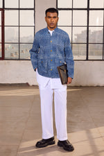 Load image into Gallery viewer, SHAYAR SET- INDIGO (SET OF 3)
