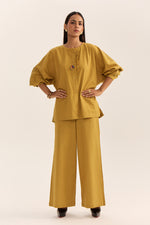 Load image into Gallery viewer, Vaya Mustard Set-Cotton Linen