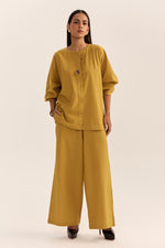 Load image into Gallery viewer, Vaya Mustard Set-Cotton Linen