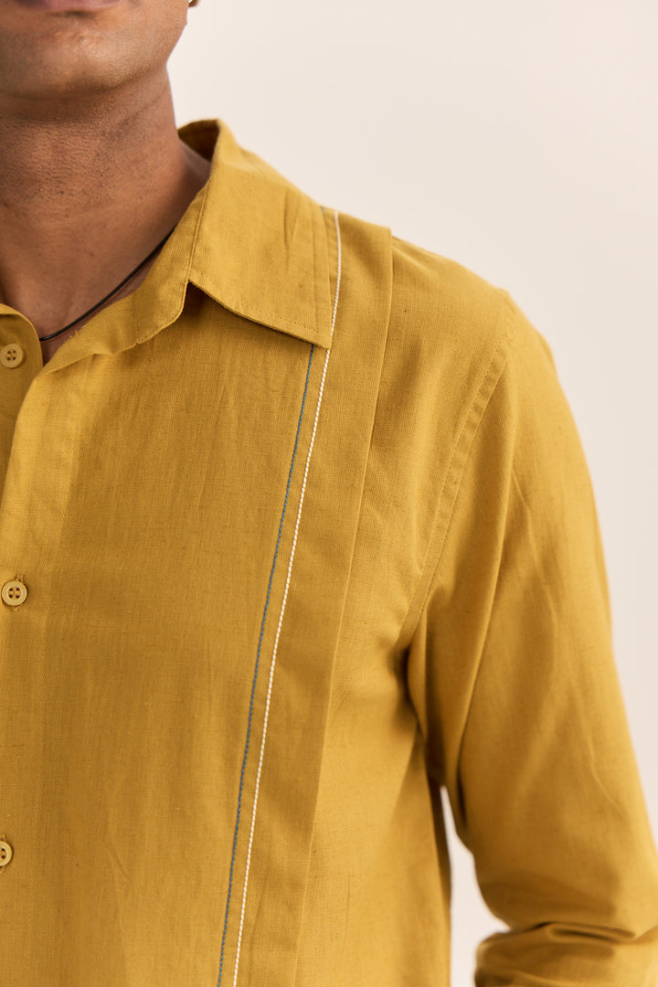 KALAM SHIRT SET-MUSTARD