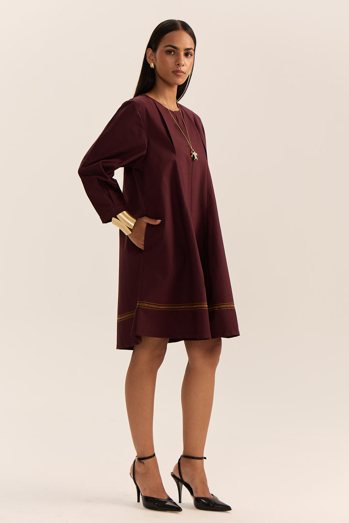 Vandana Short Dress-Vino