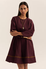 Load image into Gallery viewer, Vandana Short Dress-Vino