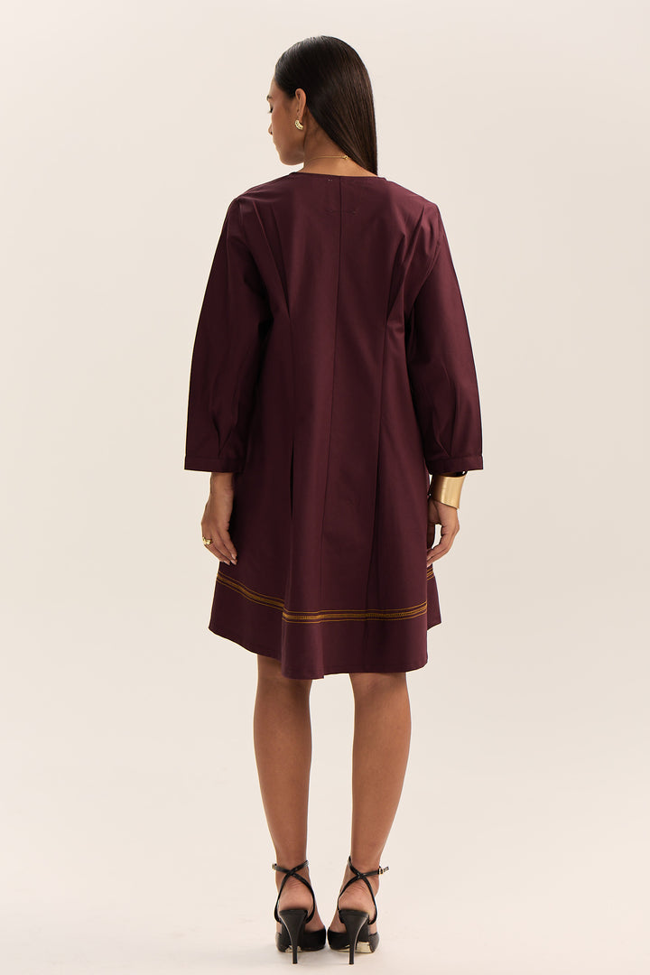 Vandana Short Dress-Vino