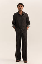 Load image into Gallery viewer, JODHPURI SHIRT SET-DENIM