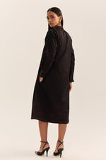Load image into Gallery viewer, Sahima Pintuck Dress- Black