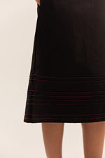 Load image into Gallery viewer, Sahima Pintuck Dress- Black
