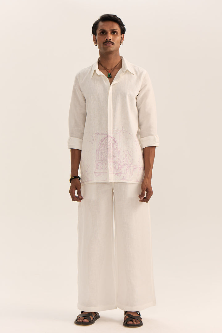 Johari Linen Shirt-Monkey Imprints