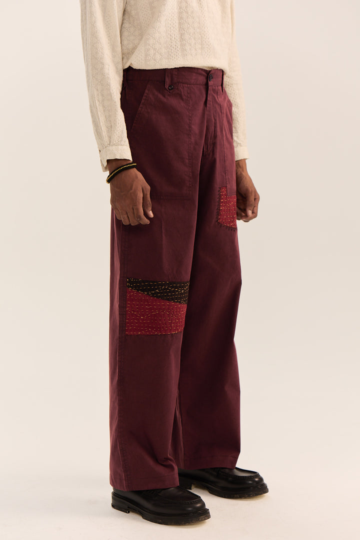 Rajputana Vintage Pants- Vino