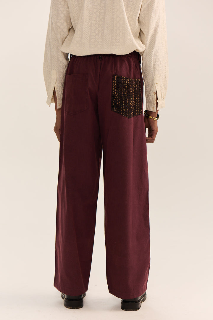 Rajputana Vintage Pants- Vino