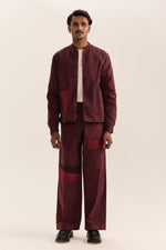 Load image into Gallery viewer, Rajputana Jacket Set -Vintage Vino