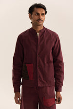 Load image into Gallery viewer, Rajputana Jacket Set -Vintage Vino
