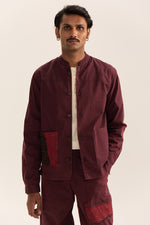 Load image into Gallery viewer, Rajputana Jacket Set -Vintage Vino