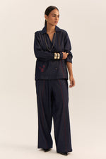 Load image into Gallery viewer, Asymmetric Denim Set-Blue