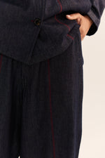 Load image into Gallery viewer, Asymmetric Denim Set-Blue