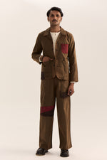 Load image into Gallery viewer, Rajputana Jacket Set -Vintage Green