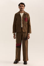Load image into Gallery viewer, Rajputana Jacket Set -Vintage Green