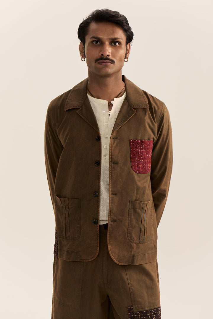Rajputana Jacket -Vintage Green