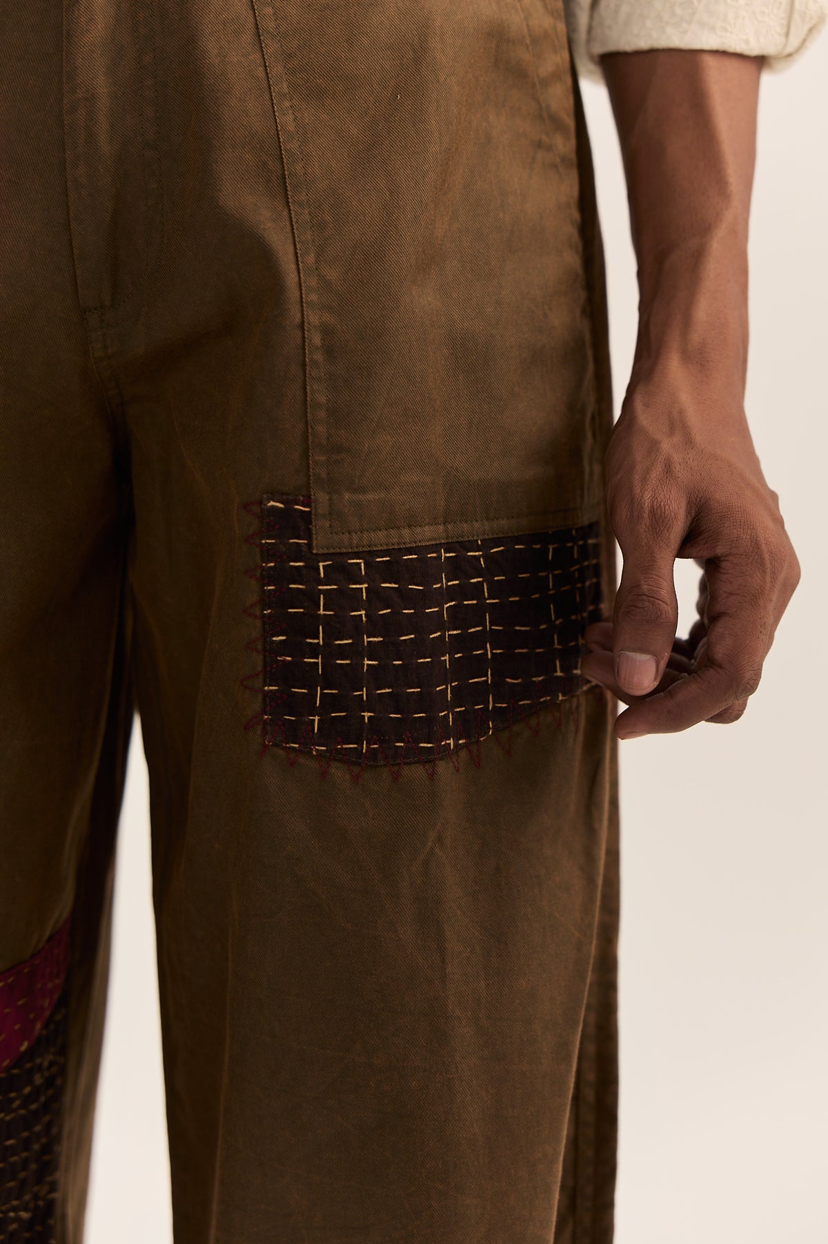 Rajputana Vintage Pants- Olive