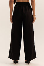 Load image into Gallery viewer, Suvarna Embroidered Pants-Black