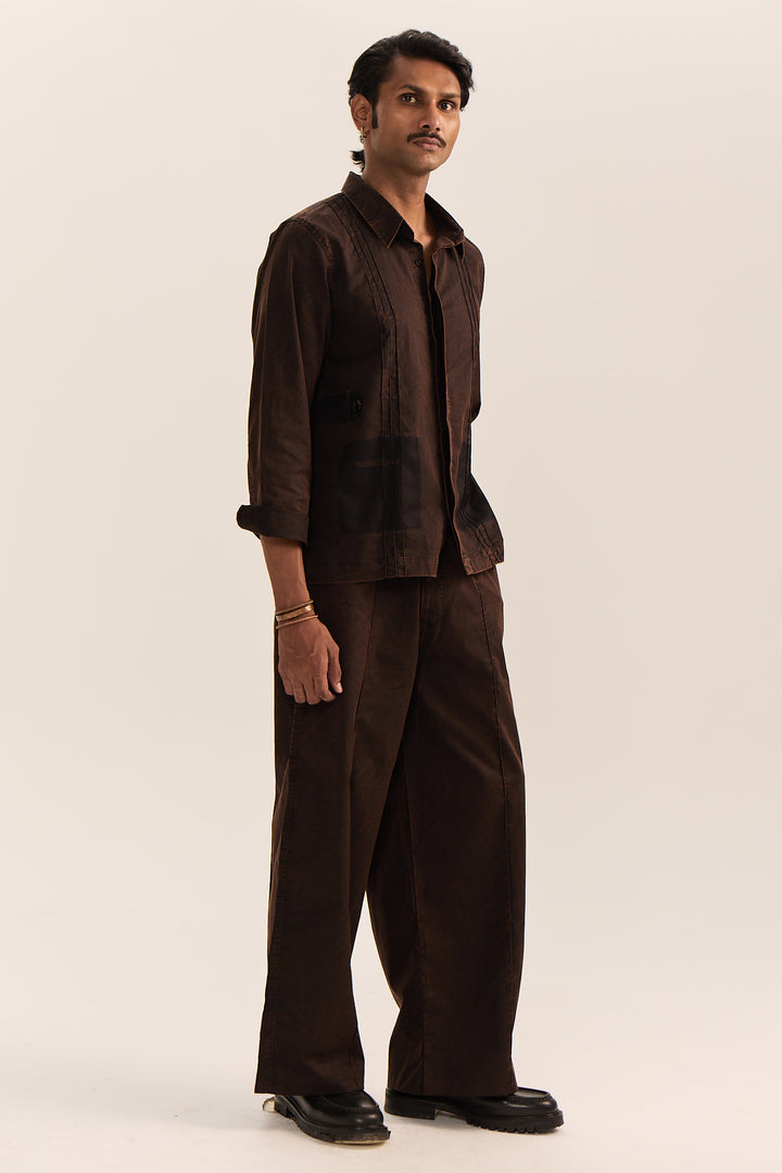 Jodhpuri Washed Set-Black